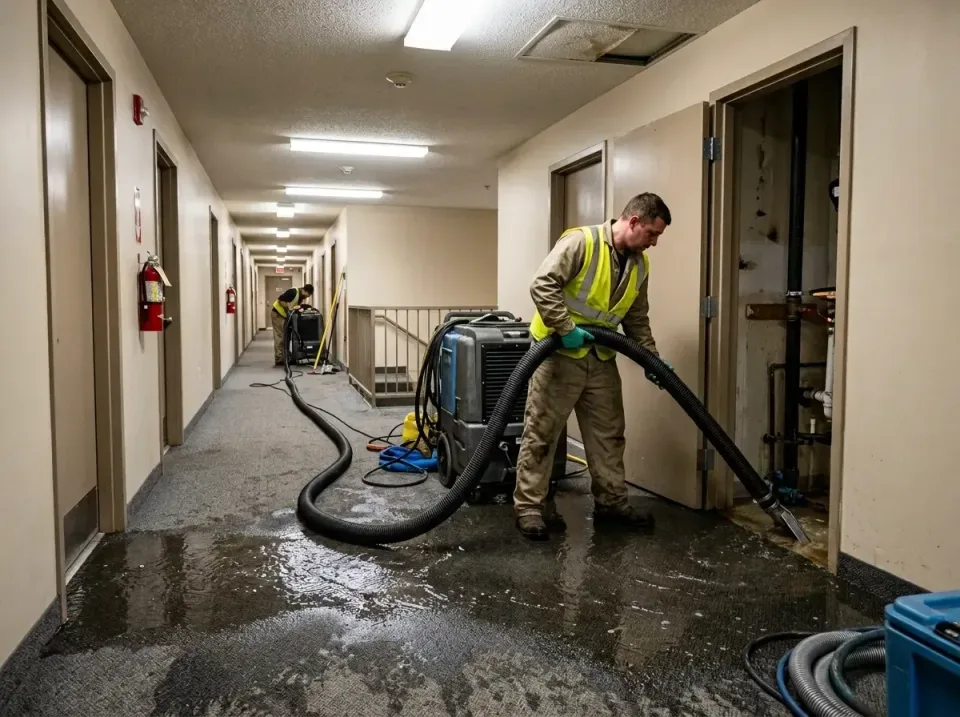multi-unit-apartment-hallway-f-005 — frequently asked questions, Emergency Burst Pipe Water Extraction & Removal in Carbon C…